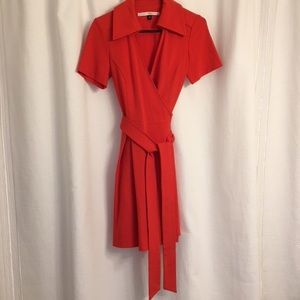 DVF wrap dress size 6